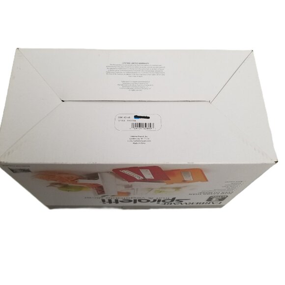 Farberware Spiraletti White Fruit Vegetable Slicer Spiralizer Kitchen Gadget - Picture 6 of 8